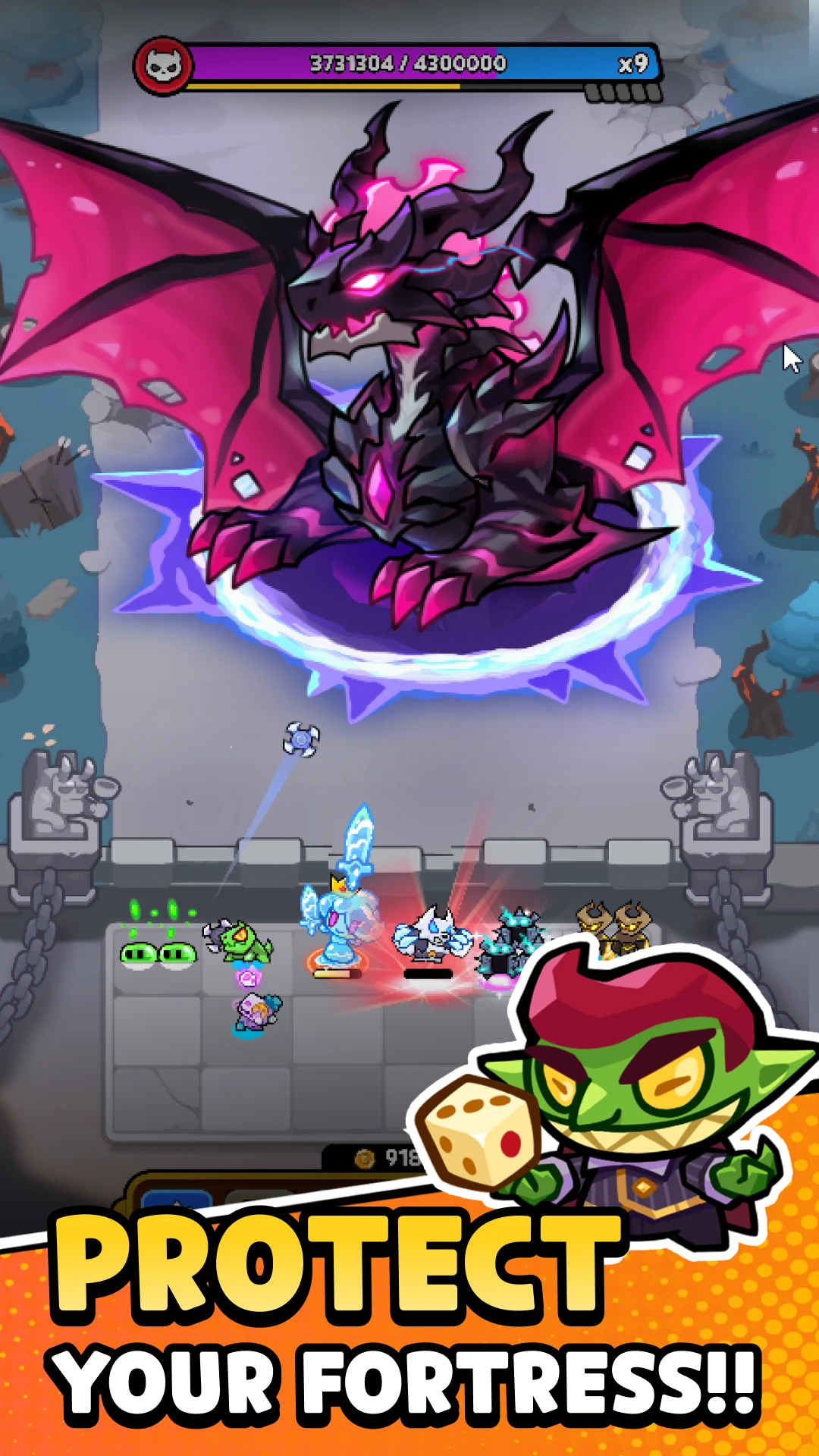 Hell Rush: Merge Hero Defense screenshot